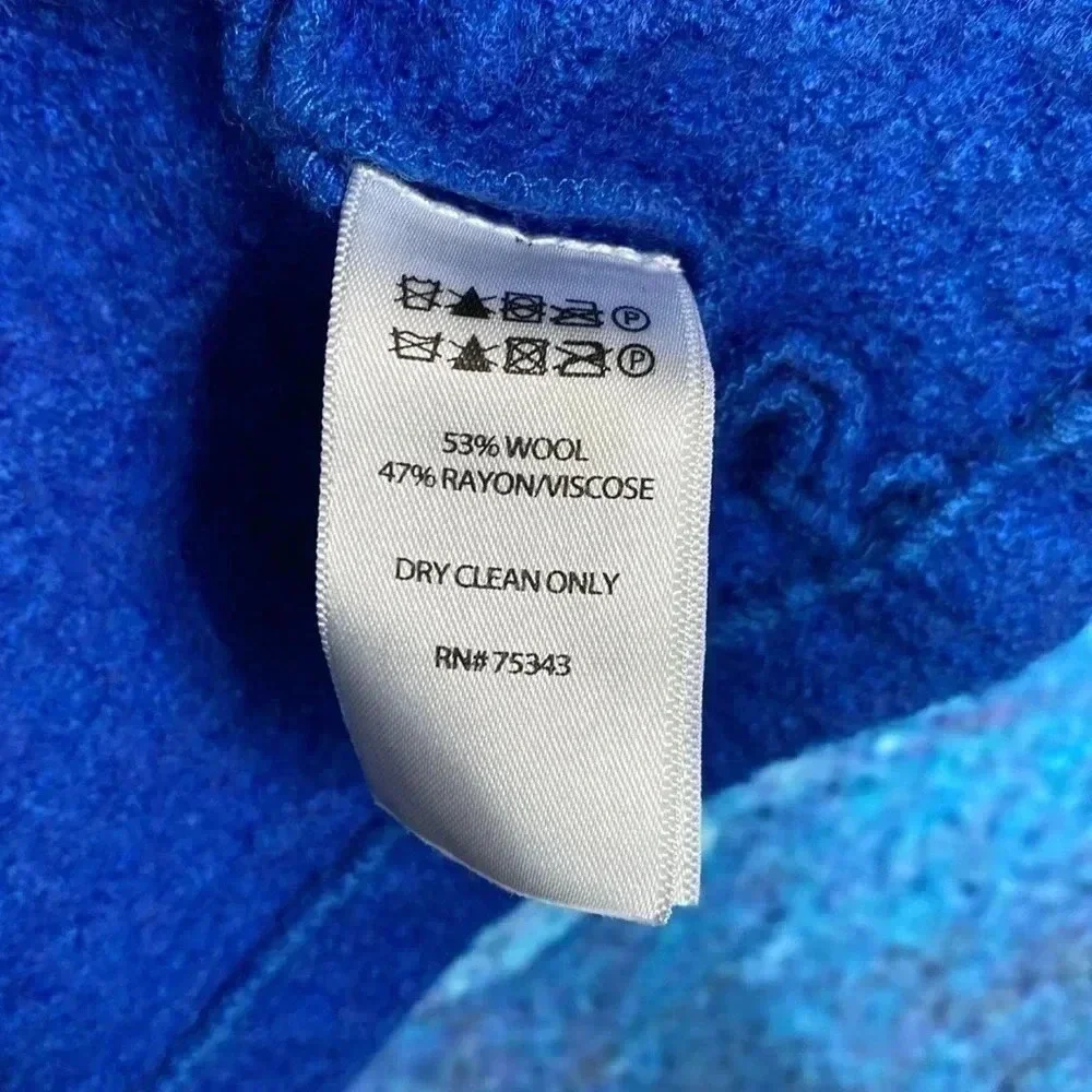 Rachel Zoe Los Angeles Women’s Blue Wool Jacket Medium